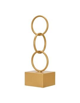 Figura Decorativa Aros Dorado Metal (12,5 x 40,5 x 12,5 cm)