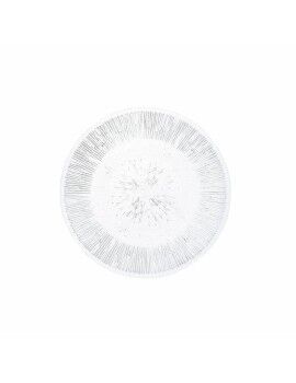 Plato Llano Quid Lonja Transparente Vidrio (Ø 21 cm) (Pack 6x)