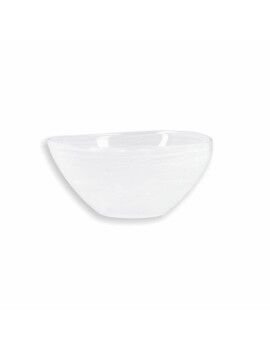 Ensaladera Quid Boreal Ø 14 cm Blanco Vidrio (6 Unidades) (Pack 6x)