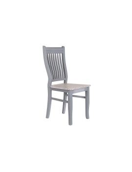 Cadeira de Sala de Jantar DKD Home Decor 40 x 42 x 94,5 cm Natural Cinzento