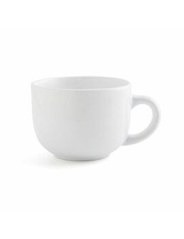 Taza Quid Snow Blanco Cerámica 400 ml (6 Unidades) (Pack 6x)