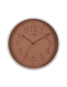 Relógio de Parede Versa Terracota Plástico (4,3 x 30,5 x 30,5 cm)