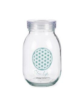 Bote Slow Life Transparente Vidrio (1800 ml) (4 Unidades)