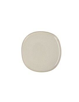 Prato de Jantar Bidasoa Ikonic Branco Cerâmica 20,2 x 19,7 cm (6 Unidades) (Pack 6x)