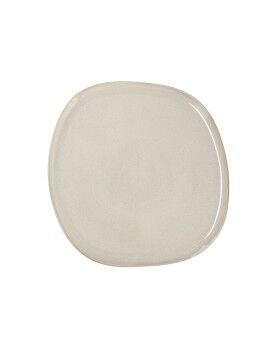 Prato de Jantar Bidasoa Ikonic Branco Cerâmica 26,5 x 25,7 x 1,5 cm (4 Unidades) (Pack 4x)