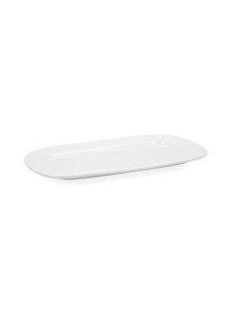 Fuente de Cocina Bidasoa Glacial Blanco Cerámica 31 x 18 cm (6 Unidades) (Pack 6x)