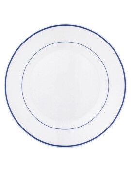 Conjunto de pratos Arcoroc Rest. F/azul Sobremesa Duas cores Vidro 19,5 cm