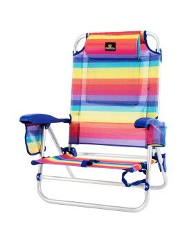 Cadeira Dobrável com Geleira Textiline Coral 55 x 24 x 63 cm Multicolor
