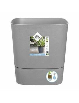 Plantador Elho Greensense Aqua Care 29,5 x 29,5 x 30,2 cm Cinzento