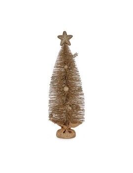 Árvore de Natal com Estrela 23 x 14,5 x 46 cm champagne