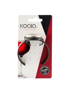 Termómetro para Vino Koala Bodega Reloj Negro Plástico 7,5 x 7,5 cm (Pack 12x)