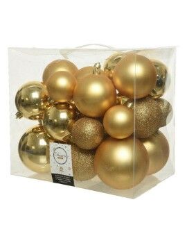 Bolas de Navidad Decoris Dorado (26 Piezas)