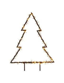 Figura Decorativa para Jardín Luca Árbol Silueta de luces Multicolor Blanco Cálido Metal 220 V 53...