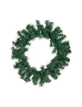 Coroa de Natal Verde Plástico 40 x 6 x 40 cm