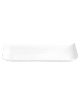 Plato Quid Chef Baguette Cerámica Blanco (25 x 12 cm) (Pack 6x)