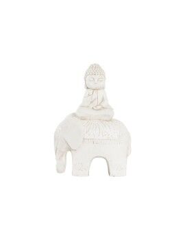 Figura Decorativa DKD Home Decor Acabado envejecido Elefante Blanco Oriental Magnesio (40 x 23 x...