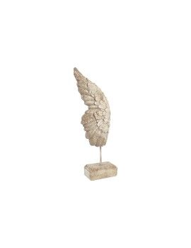 Figura Decorativa DKD Home Decor Acabado envejecido Blanco Alas de Ángel Magnesio (26 x 11 x 65 cm)