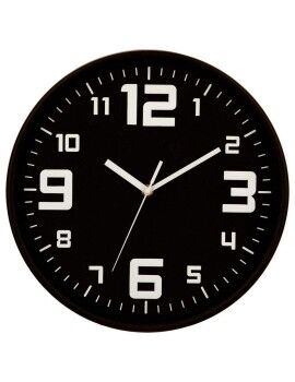 Relógio de Parede 5five Preto Polipropileno (Ø 30 cm)