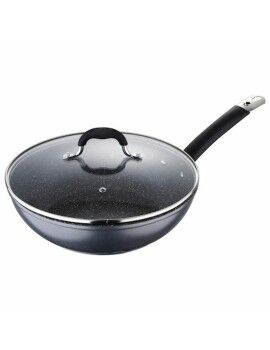 Sartén Wok Masterpro Gris Aluminio Aluminio Forjado (Ø 28 cm)