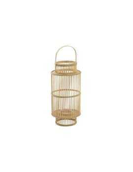 Portavelas DKD Home Decor Cristal Bambú (26 x 26 x 69 cm)