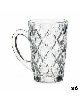 Taza Transparente Vidrio 6 Unidades (170 ml)