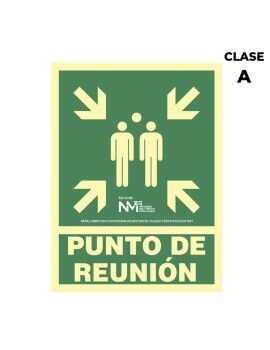 Cartel Normaluz Punto de reunión PVC (22,4 x 30 cm)