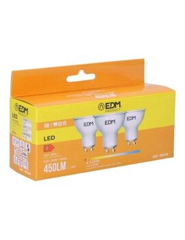Conjunto de 3 lâmpadas LED EDM F 5 W GU10 450 lm Ø 5 x 5,5 cm (3200 K)