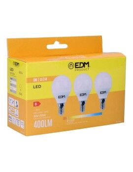 Conjunto de 3 lâmpadas LED EDM G 5 W E14 400 lm Ø 4,5 x 8 cm (3200 K)