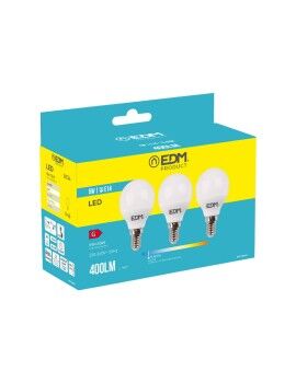 Conjunto de 3 lâmpadas LED EDM G 5 W E14 400 lm Ø 4,5 x 8 cm (6400 K)