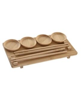 Set de Sushi DKD Home Decor 24 x 0,5 x 0,5 cm Natural Oriental