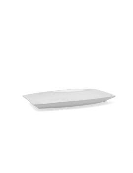 Recipiente de Cozinha Quid Gastro Cerâmica Branco (30,5 x 19,5 x 2,5 cm) (Pack 4x)