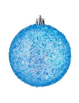 Bolas de Navidad Ø 8 cm 6 Unidades Azul PVC