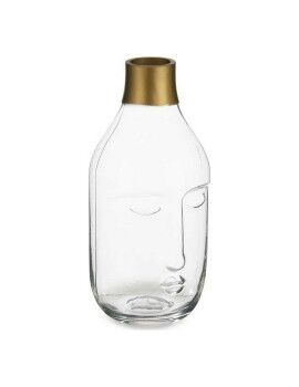 Vaso Face Transparente Vidro (11 x 24,5 x 12 cm)