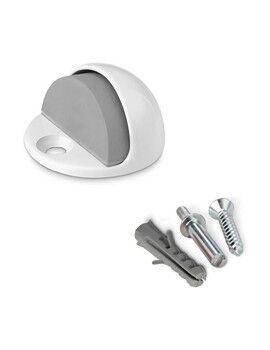 Tope Inofix Puertas Tornillos Blanco