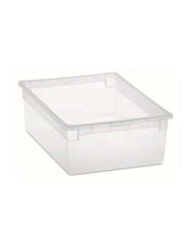 Caixa Multiusos Terry Light Box M Com tampa Transparente Polipropileno Plástico 27,8 x 39,6 x...