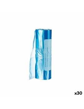 Bolsa para congelador 22 x 35 cm Azul Polietileno 30 unidades