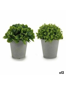 Planta Decorativa Plástico 13 x 17 x 13 cm (12 Unidades)
