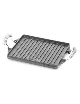 Plancha Grill Vaello Rectangular Gris Hierro Fundido (27 x 21 cm)