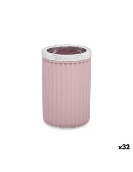 Copo Suporte para a escova de Dentes Cor de Rosa Plástico 32 Unidades (7,5 x 11,5 x 7,5 cm)