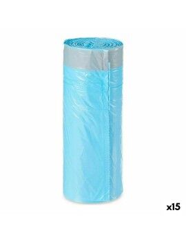 Bolsas de Basura Azul Polietileno 15 Unidades (30 L)