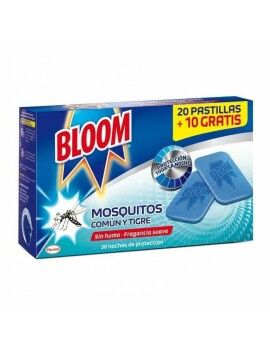 Repelente de Mosquitos Comum e Tigre Henkel Bloom Recarga 30 Peças