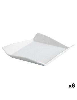 Prato Quid Gastro Fresh Sanduíche Cerâmica Branco (17,5 cm) (8 Unidades)