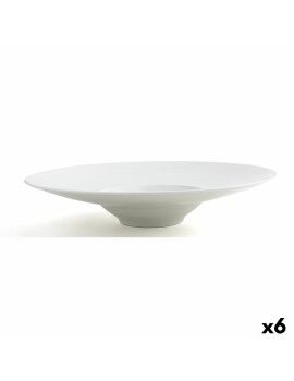 Plato Hondo Ariane Gourmet Blanco Cerámica Ø 29 cm (6 Unidades)