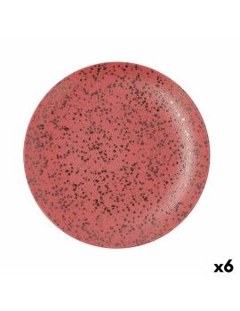Prato de Jantar Ariane Oxide Vermelho Cerâmica Ø 31 cm (6 Unidades)