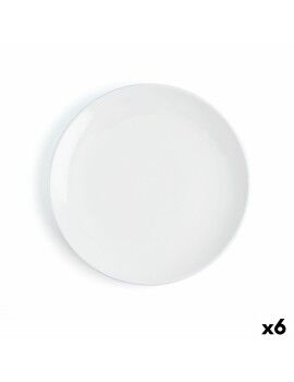 Plato Llano Ariane Vital Coupe Cerámica Blanco (Ø 31 cm) (6 Unidades)