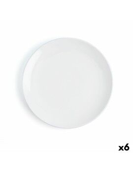 Prato de Jantar Ariane Vital Coupe Branco Cerâmica Ø 31 cm (6 Unidades)
