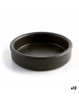 Cazuela Quid Negro Cerámica (Ø 18 cm) (12 Unidades)