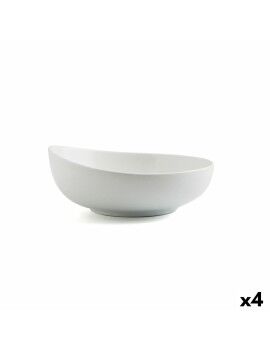 Bol Ariane Vital Coupe Cerámica Blanco (Ø 21 cm) (4 Unidades)