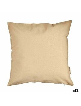 Capa de travesseiro Bege (45 x 0,5 x 45 cm) (12 Unidades)