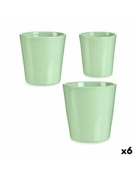 Conjunto de Vasos Verde Argila (6 Unidades)